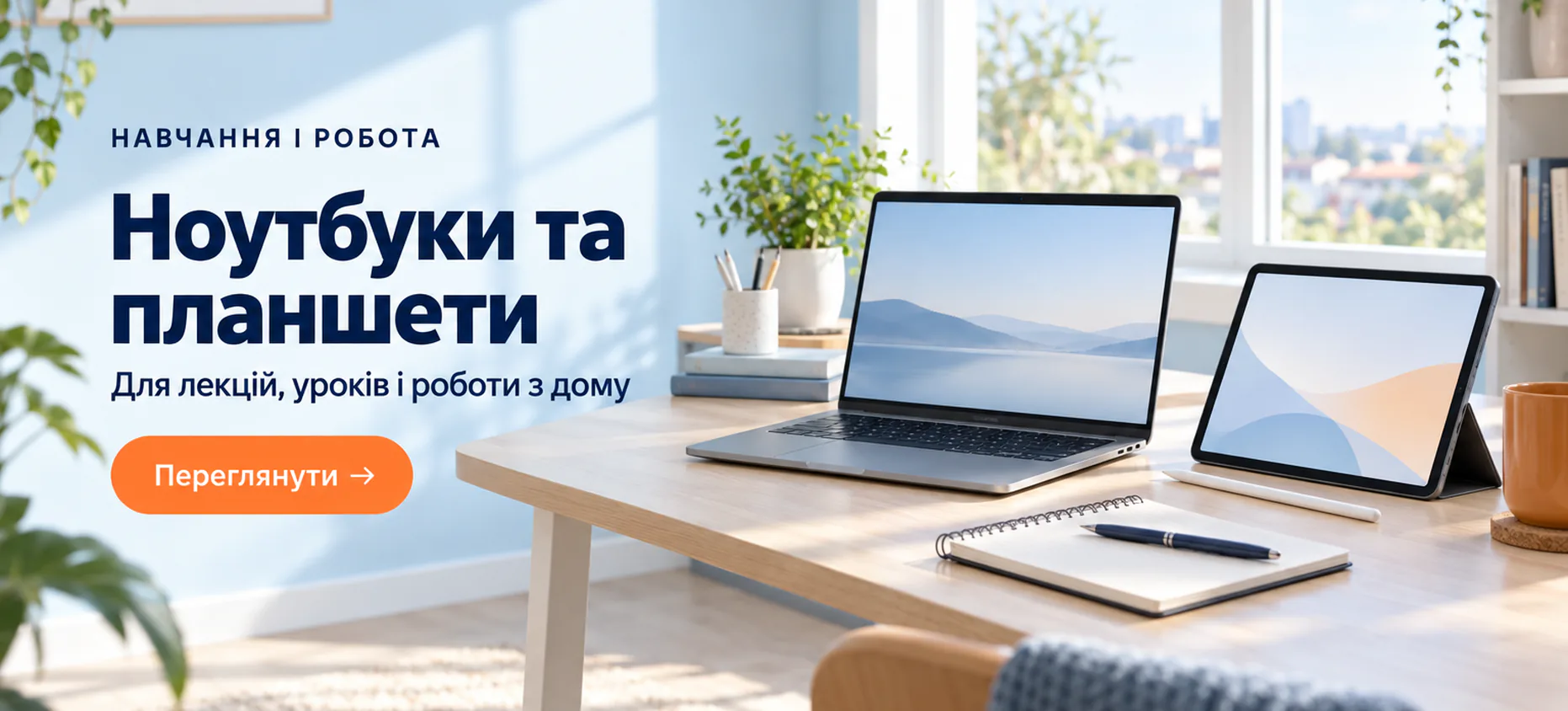 Ноутбуки та планшети