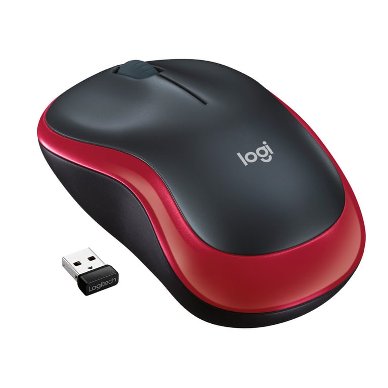 Мишка Logitech M185 red (910-002240) - фото 1