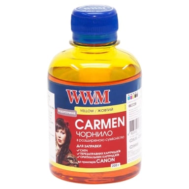 Чорнило WWM CANON UNIVERSAL CARMEN Yellow (CU/Y) - фото 1