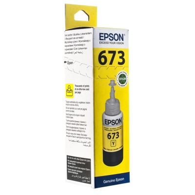 Контейнер з чорнилом Epson 673 yellow 70мл L800/1800 (C13T67344A)