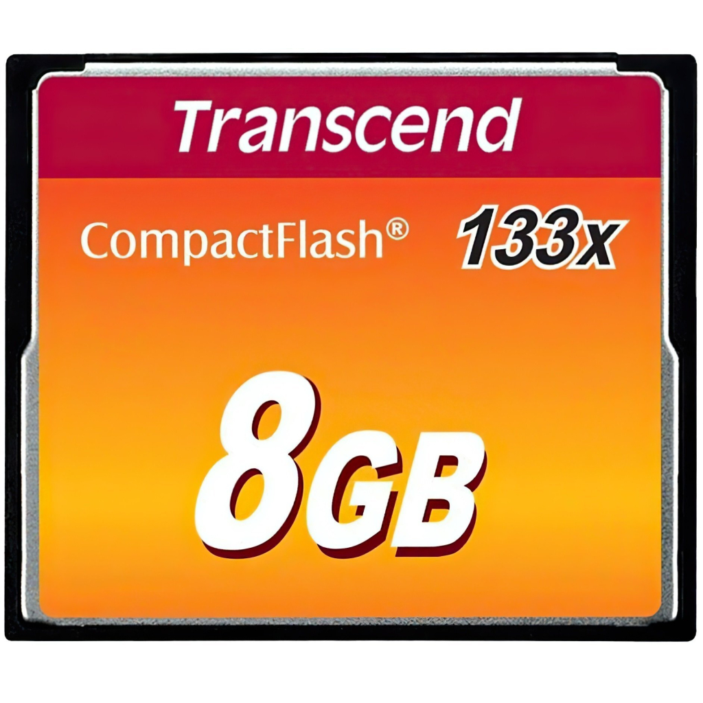 Карта пам%27яті Transcend 8Gb Compact Flash 133x (TS8GCF133) Карта пам%27яті Transcend 8Gb Compact Flash 133x (TS8GCF133)