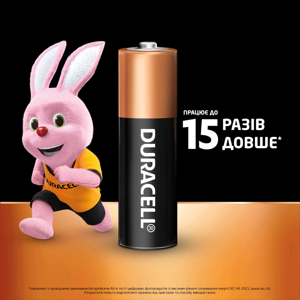 Батарейка Duracell AAA лужні 2 шт. в упаковці (5000394058170 / 81484984) - фото 3 Батарейка Duracell AAA лужні 2 шт. в упаковці (5000394058170 / 81484984) - фото 3