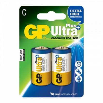 Батарейка Gp C GP Ultra Plus Alkaline LR14 * 2 (14AUP-U2 / 4891199100390) - фото 1