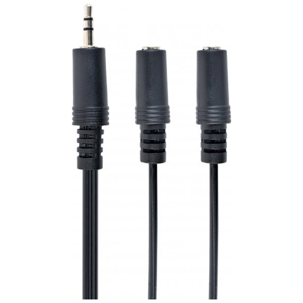 Кабель мультимедійний Jack 3.5 mm M to 2xJack 3.5 mm F 5.0m Cablexpert (CCA-415) - фото 1 Кабель мультимедійний Jack 3.5 mm M to 2xJack 3.5 mm F 5.0m Cablexpert (CCA-415) - фото 1