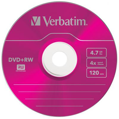Диск DVD Verbatim 4.7Gb 4x SlimCase 5шт Color (43297) - фото 4