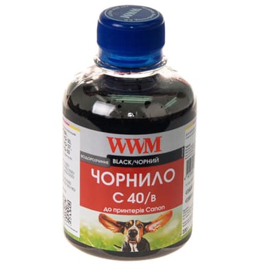 Чорнило WWM CANON PG40/50/PGI5Bk, black (C40/B) - фото 1