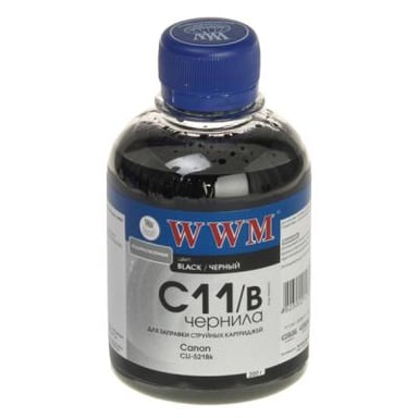 Чорнило WWM CANON CLI521/426 Black (C11/B) - фото 1