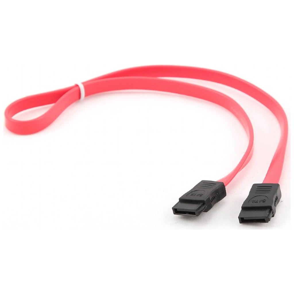 Кабель для передачі даних SATA 1.0m Cablexpert (CC-SATA-DATA-XL) Кабель для передачі даних SATA 1.0m Cablexpert (CC-SATA-DATA-XL)