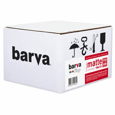 Фотопапір Barva 10x15, 230 g/m2, Original, Matte, 500c (IP-A230-083) - фото 1