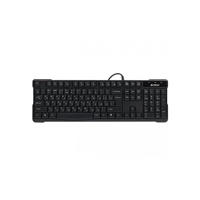 Клавіатура A4Tech KR-750-BLACK-US (4711421805827) - фото 1