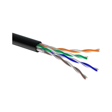 Кабель мережевий OK-Net UTP cat.5e 305м зовнішній (U/UTP-cat.5Е) (КПП-ВП (100) 4х2х0,51) - фото 1