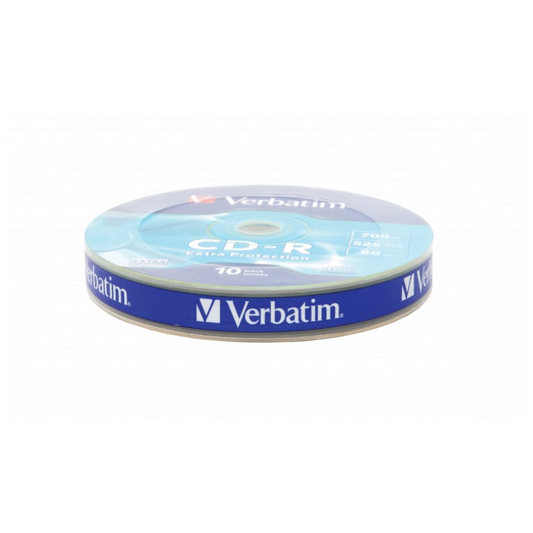 Диск CD Verbatim CD-R 700Mb 52x Spindle Wrap box Extra (43725) - фото 2