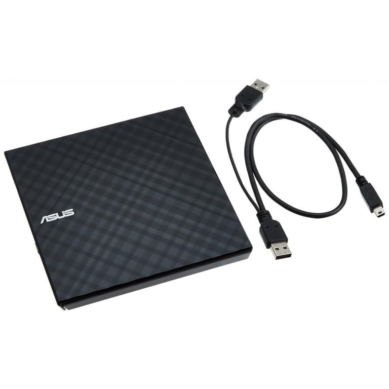 Оптичний привід DVD-RW ASUS SDRW-08D2S-U LITE/BLK/G/AS (90-DQ0435-UA221KZ) - фото 1