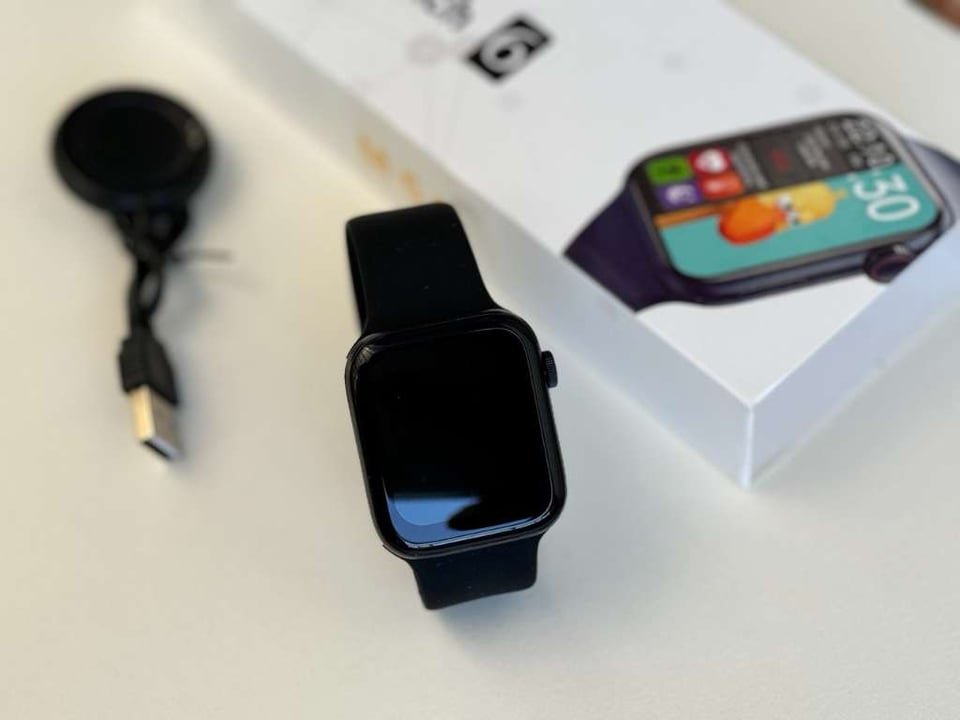 Розумний годинник Smart Watch M56 Space Aluminum Case - фото 1