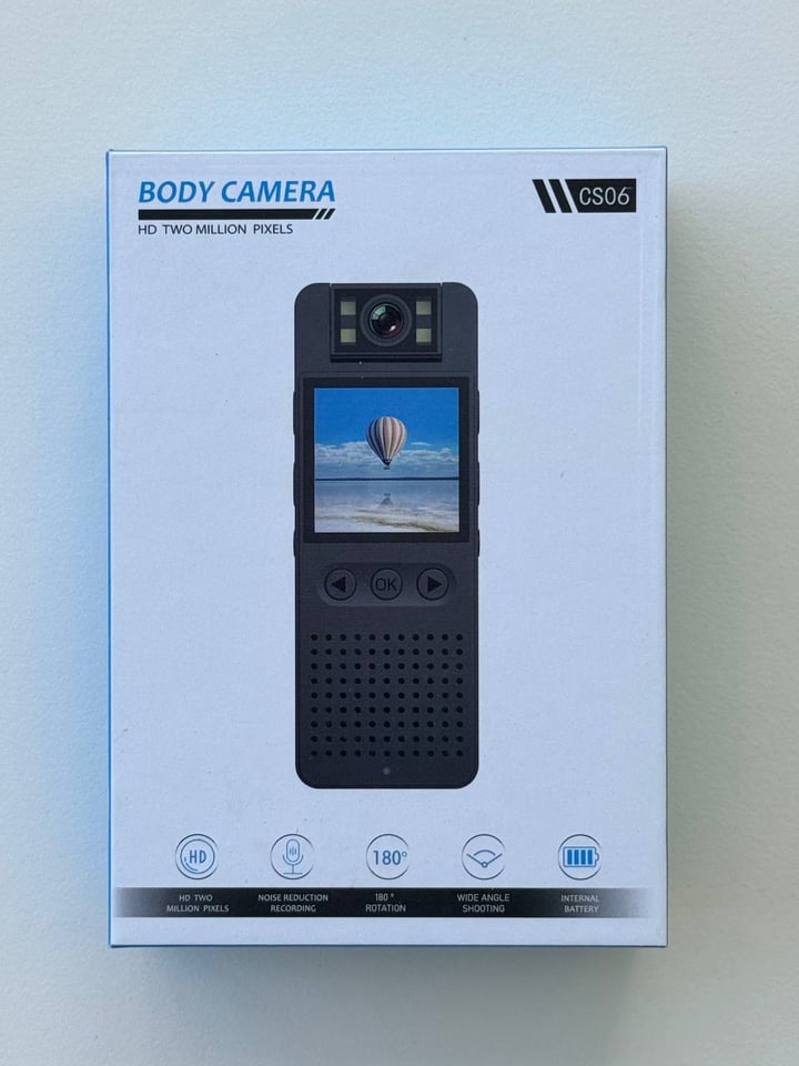 Нагрудна камера BODY CAMERA CS06 - фото 1