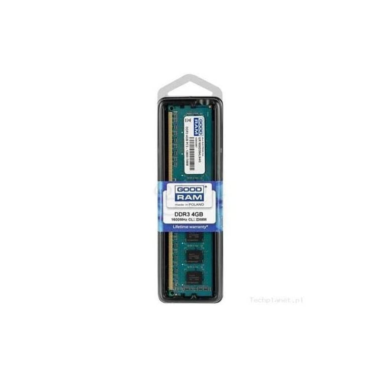 Модуль пам’яті для комп’ютера DDR3 4GB 1600 MHz Goodram (GR1600D364L11S/4G)