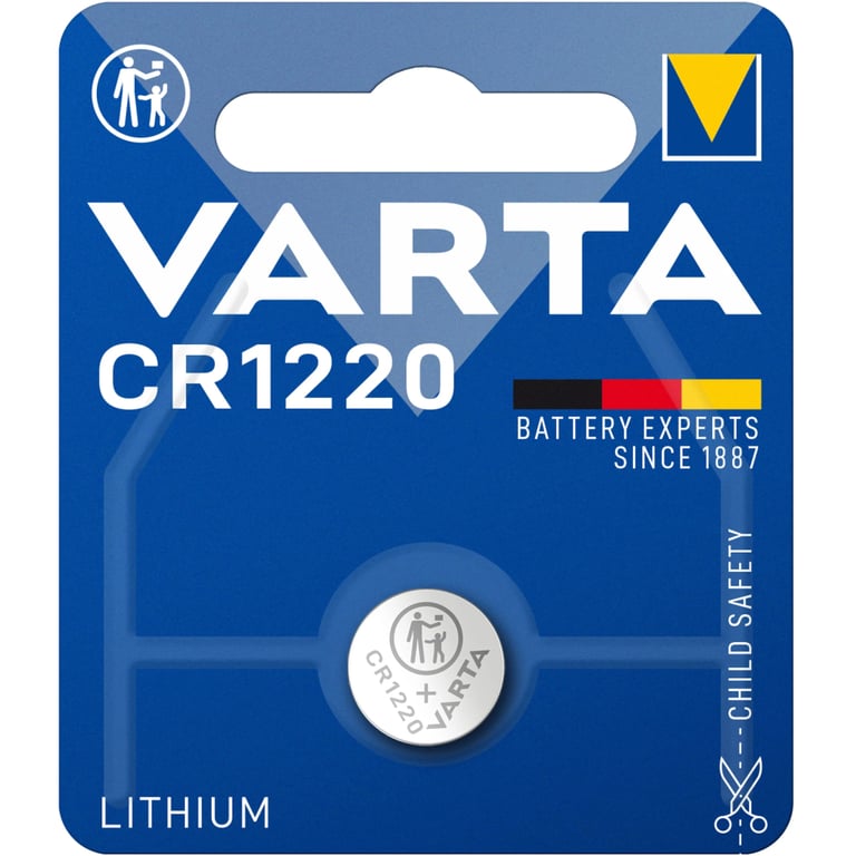 Батарейка Varta CR1220 Lithium (06220101401) - фото 1