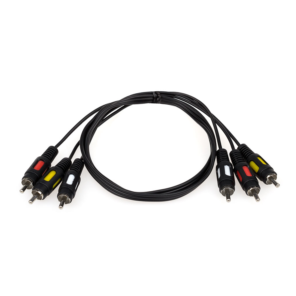 Кабель мультимедійний 3RCA to 3RCA 5.0m Atcom (10713) - фото 1
