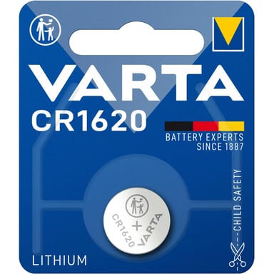 Батарейка Varta CR1620 Lithium (06620101401) - фото 1