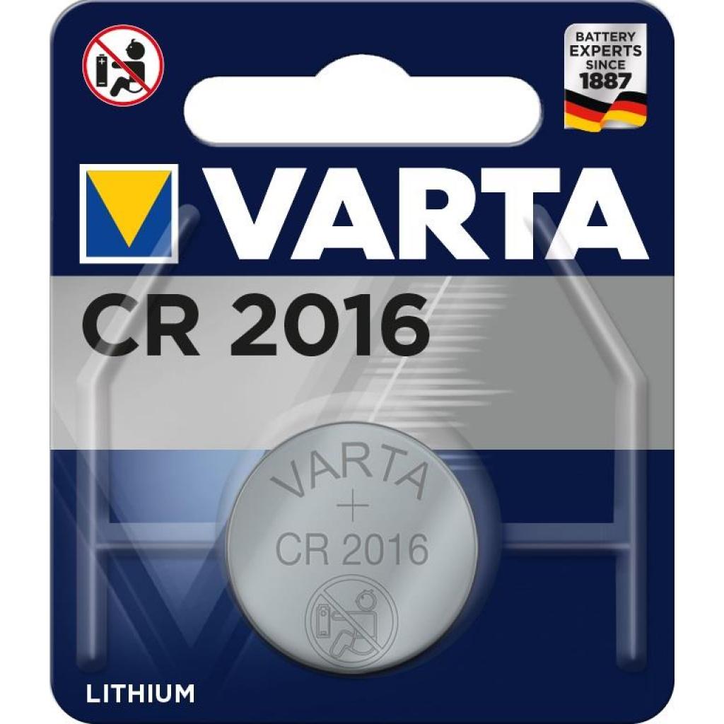 Батарейка Varta CR2016 Lithium * 1 (06016101401) - фото 1 Батарейка Varta CR2016 Lithium * 1 (06016101401) - фото 1