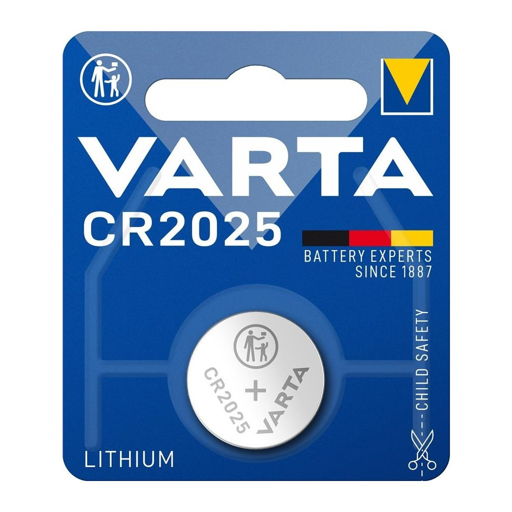Батарейка Varta CR2025 Lithium (06025101401) - фото 1