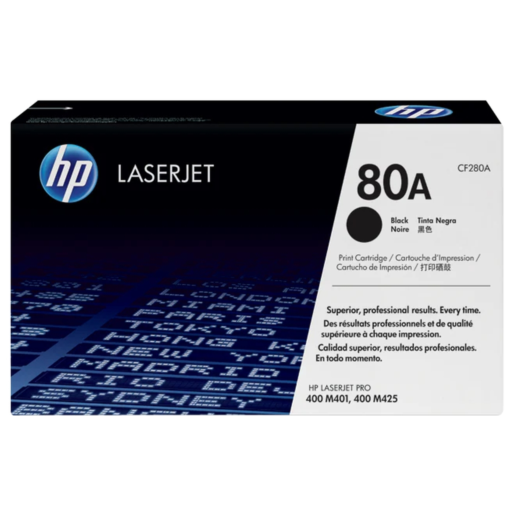 Картридж HP LJ 80A для Pro 400 M401/Pro 400 MFP M425 (CF280A) - фото 1 Картридж HP LJ 80A для Pro 400 M401/Pro 400 MFP M425 (CF280A) - фото 1
