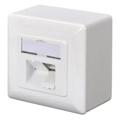 Комп'ютерна розетка Digitus 2xRJ45 FTP, для відкритої проводки (DN-9002-N) - фото 1