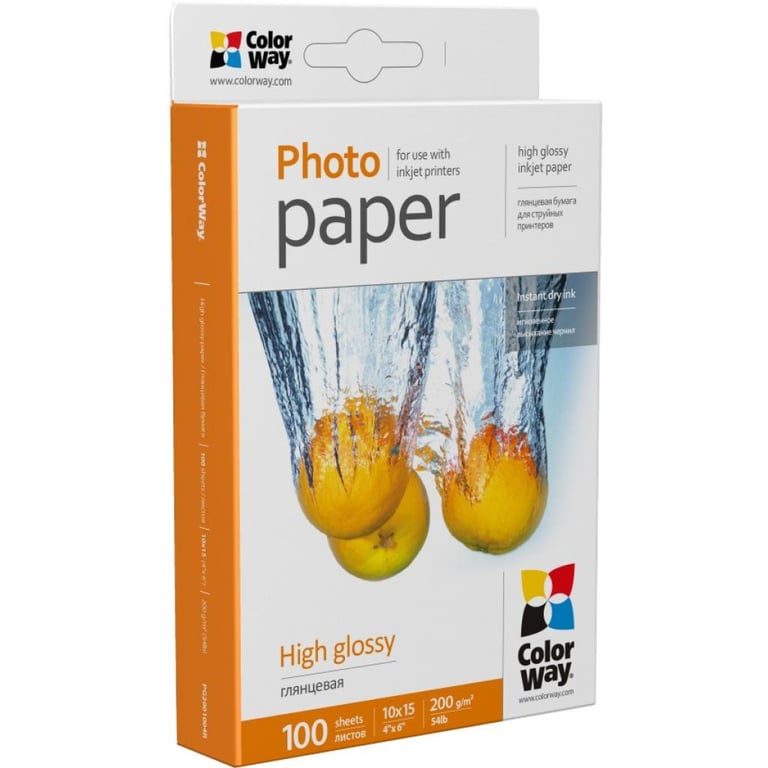 Фотопапір ColorWay 10x15 200г glossy, 100с (PG2001004R) - фото 2