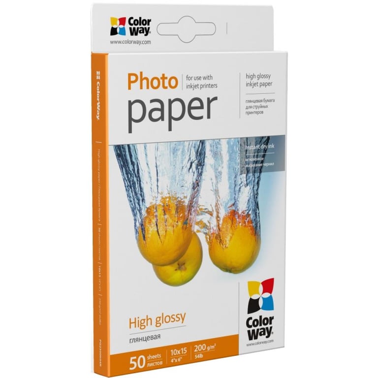 Фотопапір ColorWay 10x15 200г glossy, 50с (PG2000504R) - фото 2