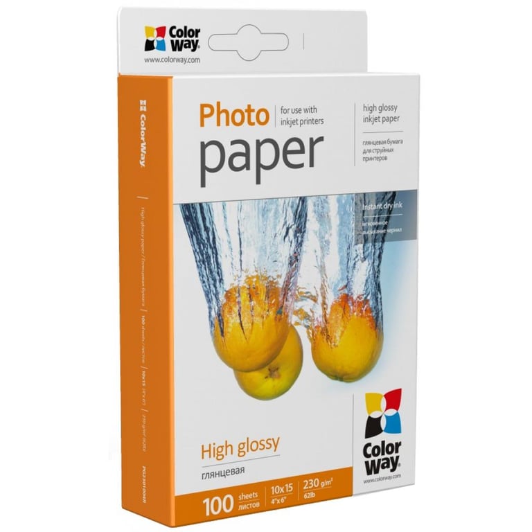 Фотопапір ColorWay 10x15 230г glossy, 100с (PG2301004R) - фото 2