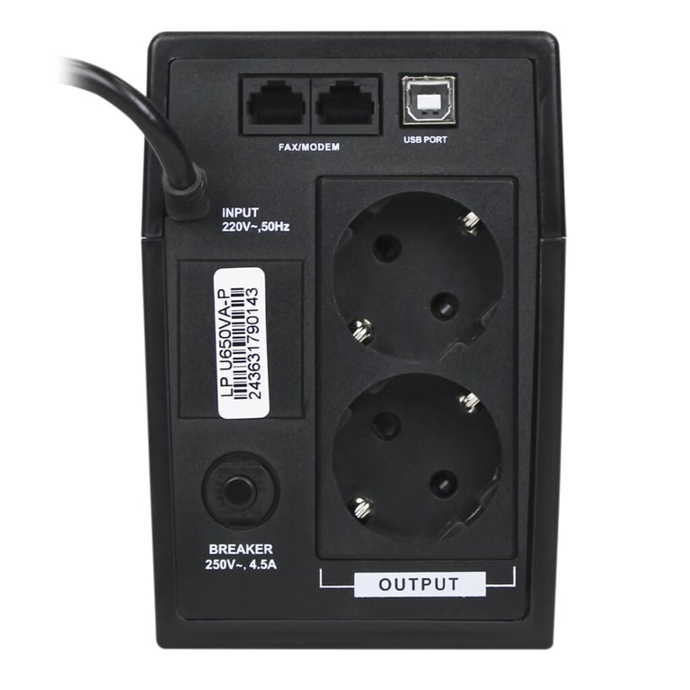 Пристрій безперебійного живлення LogicPower U650VA-P USB (2436) - фото 4