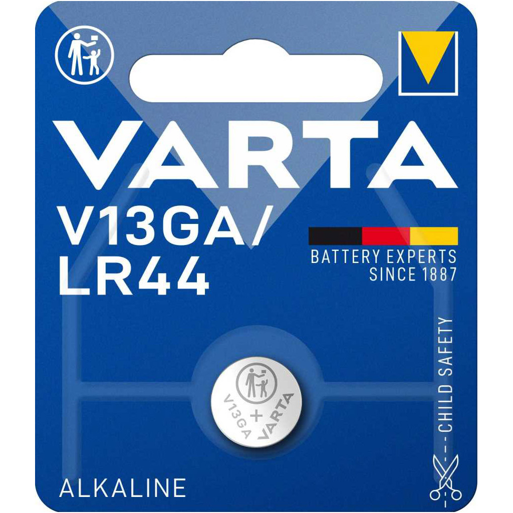 Батарейка Varta V 13 GA (LR44, AG13, LR1154) (04276101401) - фото 1