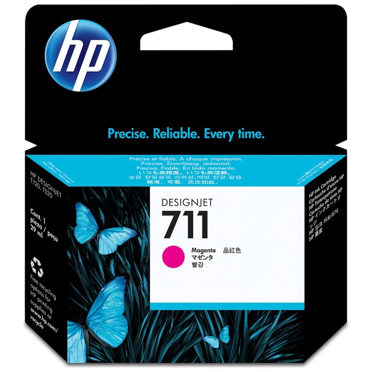 Картридж HP DJ No.711 DesignJet 120/520 Magenta (CZ131A)