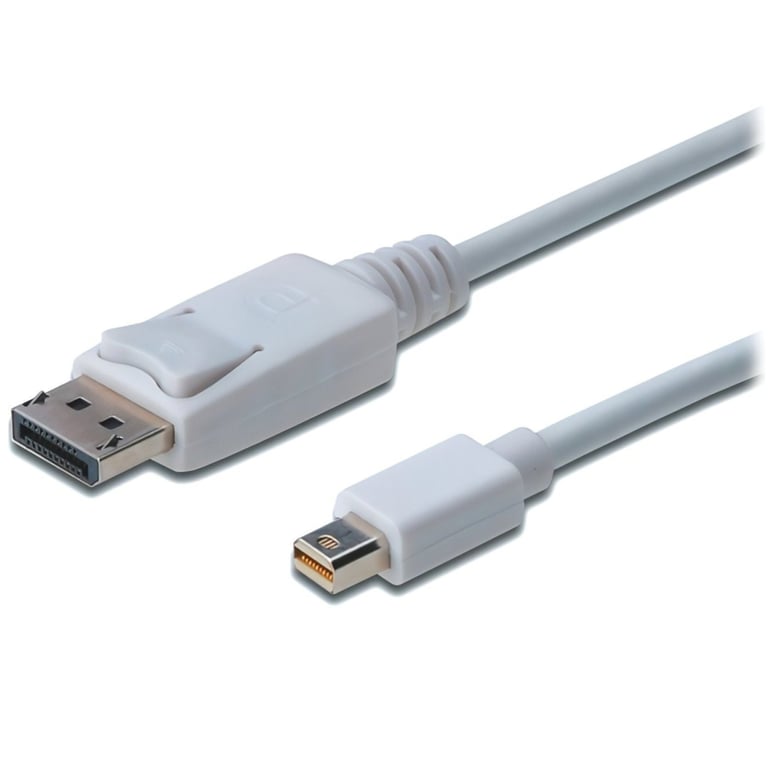 Кабель мультимедійний miniDisplayPort M to DisplayPort M 2.0m Digitus (AK-340102-020-W)