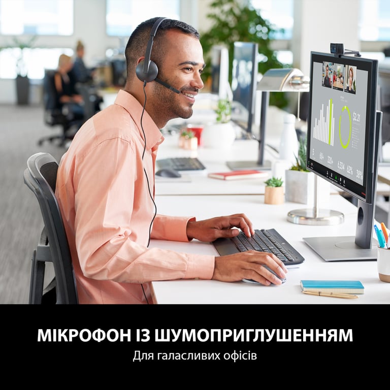 Навушники Logitech H340 USB HEADSET (981-000475) - фото 2