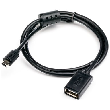 Дата кабель OTG USB 2.0 AF to Mini 5P 0.1m Atcom (12822) - фото 1