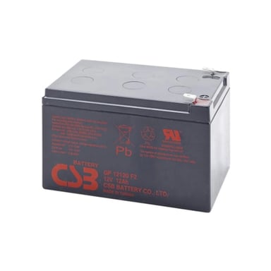 Батарея до ДБЖ CSB 12В 12 Аг (GP12120 F2) - фото 1