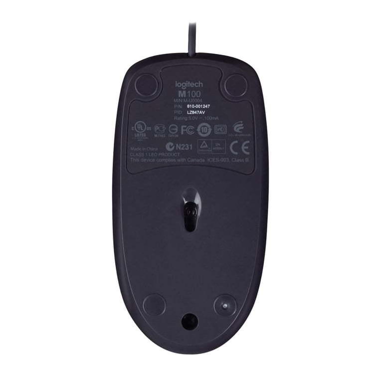 Мишка Logitech B100 Black (910-003357) - фото 6