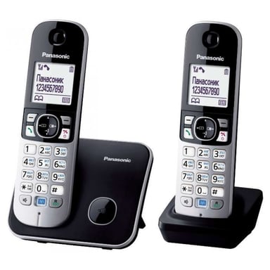 Телефон DECT Panasonic KX-TG6812UAB - фото 1