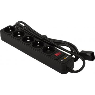 Мережевий фільтр живлення LogicPower LP-X5-UPS 3.0м, 0,75mm2, 10A (2754) - фото 1