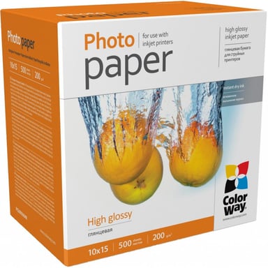 Фотопапір ColorWay 10x15 200г glossy, 500с (PG2005004R) - фото 1