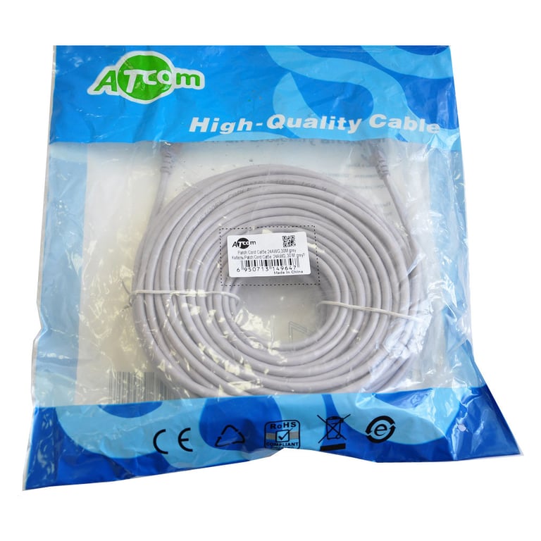 Патч-корд 30м RJ-45 CCA Atcom (4964) - фото 3