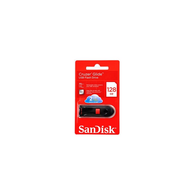 USB флеш накопичувач SanDisk 128Gb Cruzer Glide (SDCZ60-128G-B35) - фото 3
