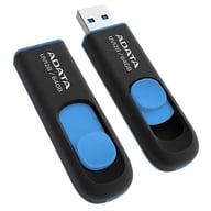 USB флеш накопичувач ADATA 64Gb UV128 black-blue USB 3.0 (AUV128-64G-RBE) - фото 1