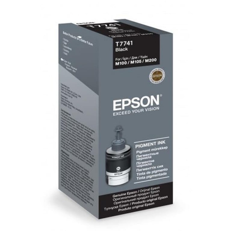 Контейнер з чорнилом Epson 774 black M100/M105/M200 (C13T77414A) - фото 2