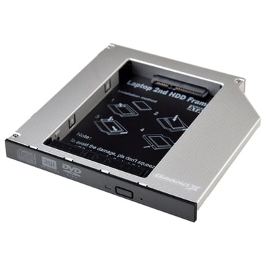 Фрейм-перехідник Grand-X HDD 2.5%27%27 to notebook 12.7 mm ODD SATA/mSATA HDC-25 (HDC-25)