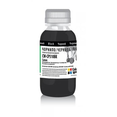 Чорнило ColorWay Canon PGI-5/520/PG-40/37 BlackPigm. 200мл (CW-CP510BK02) - фото 1