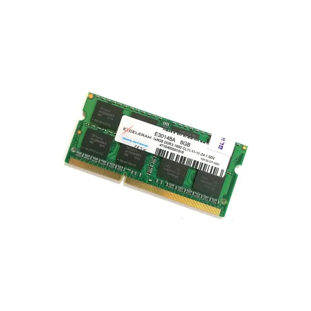 Модуль пам%27яті для ноутбука SoDIMM DDR3 8GB 1600 MHz eXceleram (E30148A)