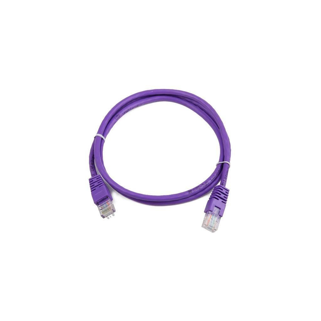 Патч-корд 0.5м, UTP, cat.5e, CCA, violet Cablexpert (PP12-0.5M/V) - фото 2 Патч-корд 0.5м, UTP, cat.5e, CCA, violet Cablexpert (PP12-0.5M/V) - фото 2