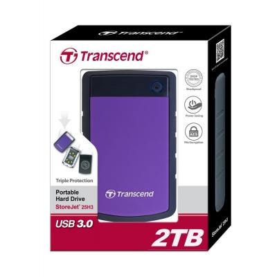 Зовнішній жорсткий диск 2.5" 2TB Transcend (TS2TSJ25H3P) - фото 4